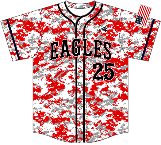 digital camo baseball jersey