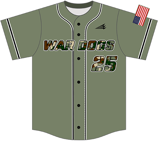 3028  Camo Baseball Jersey :: Baseball Sublimated Jerseys