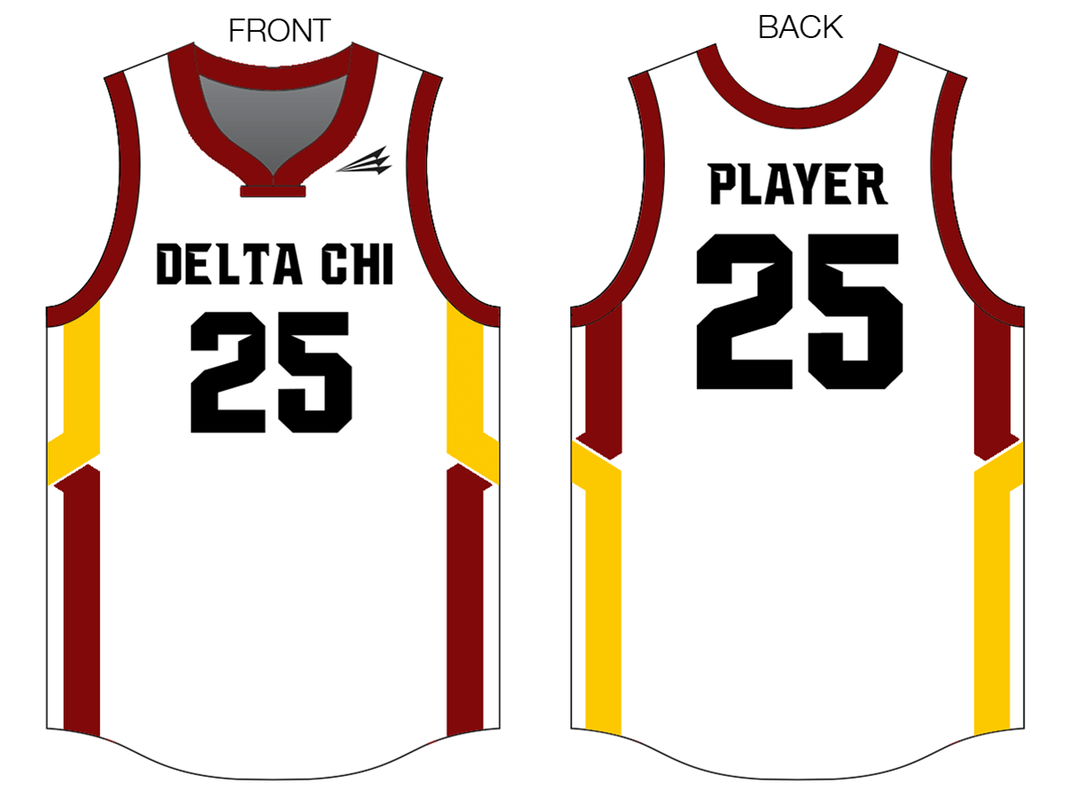 Delta Chi Custom Basketball Jersey